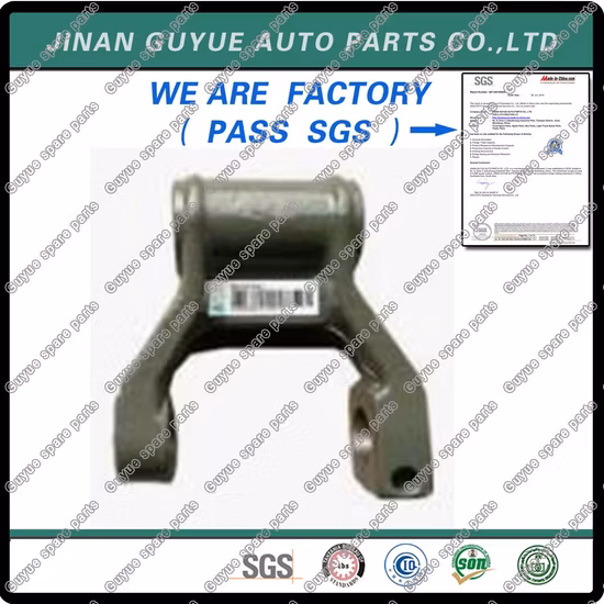 Cnhtc Sinotruk HOWO Str トラックの予備品スプリング クリップ フロント スプリング ハンガー Wg9100520034