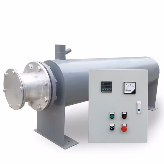 産業用電気プロセス空気精製所水ガスバーナーパイプライン循環ヒーター